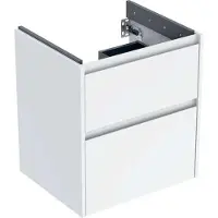 Geberit Renova Plan armoire sous lavabo, avec deux tiroirs, 54,6x60,6x44,6cm, 504.026.01.1