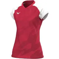 Mizuno T-shirt de sport pour femmes , modèle MEISAIGARA - Référence : V2EAC710, Couleur : Rouge, Matière : M