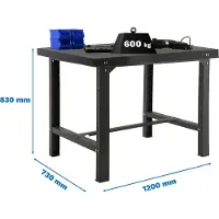 Simonwork (bancos De Trabajo) Bt6 Workbench 830x1200x730 Mm Argenté