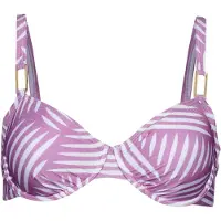 LASCANA Hauts de bikini lilas / blanc