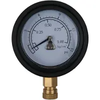 Ks Tools Manomètre Ø 75,0 mm 0 - 1 bar avec raccord rapide 1/4" - 150.2327
