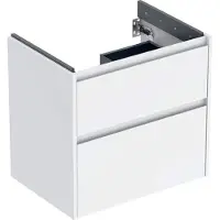 Geberit Renova Plan armoire sous lavabo, avec deux tiroirs, 64,4x60,6x44,6cm, 504.028.01.1