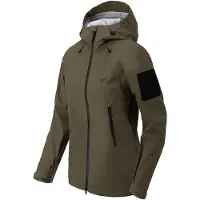 Helikon Tex Femmes, Vestes d'extérieur, Veste pour femme -Tex Squall Hardshell - vert taïga (M), Vert