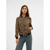 Vero Moda Veste mi-saison 'VMCoco' marron / cappuccino / noir