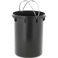 Zone Denmark Solo, 3 l, Rond, Acier, Gris clair, Pédale, 17 cm