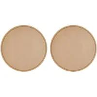 Villa Collection Assiette Villa Collection Fjord Cream 21 cm (2-Pieces)
