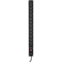 ActiveJet Combo 12 Socket Power Distribution Unit 3 M Argenté One Size / EU Plug 220V