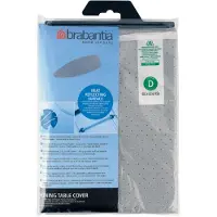 Brabantia 264528 Housse en coton 135 x 45 cm avec revêtement métallique et mousse de 2 mm