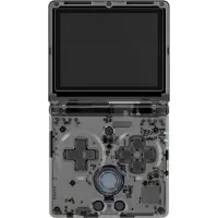 Console de jeux rétro portable RG35XX SP Noir/transparent