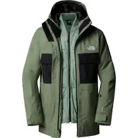 The North Face - Veste de ski 3 en 1 - M Fourbarrel Triclimate Jacket Bark Mist TNF Black pour Homme - Taille XL - Vert