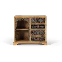 GINER Y COLOMER Console En Bois Manguier Peint À La Main