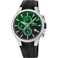 Lotus Montre à affichage analogique vert