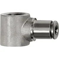 RIEGLER Raccord en L, G 1/2, pour tuyau de diamètre extérieur de 12 mm, acier inoxydable 1.4404 (12 mm)