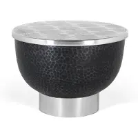 GINER Y COLOMER Table basse Naya en métal, 43 cm x 62 cm x 62 cm,