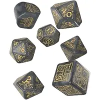 Q-workshop Happy Birthday Confetti Dice 7 Units Argenté Enfants