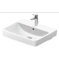 Duravit Meuble vasque No 1 avec trop-plein, 1 trou pour robinet, blanc 600x460mm (460 mm, 600 mm)