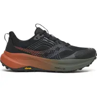 Saucony - Chaussures de trail - Xodus Ultra 4 Black/Rust pour Homme - Taille 45 - Noir