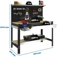 Simonwork (bancos De Trabajo) Bt3 Box Workbench 1445x910x610 Mm Marron