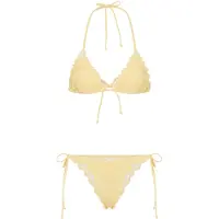 LASCANA Bikini jaune clair / blanc