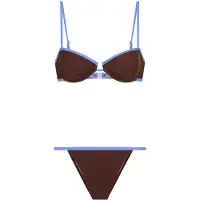 LASCANA Bikini bleu roi / marron