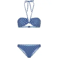 LASCANA Bikini azur / bleu foncé / blanc
