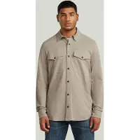 G-Star Marine Long Sleeve Shirt Beige M Homme