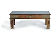 GINER Y COLOMER Table basse Bénin en bois de palissandre, 45 cm x 120 cm x 60 cm,