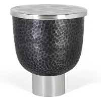 GINER Y COLOMER Table basse Naya en métal, 51 cm x 46 cm x 46 cm,