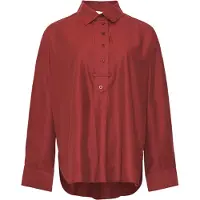 Noella Chemisier rouge foncé