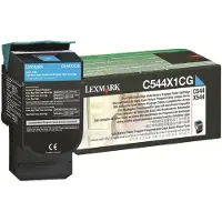 Lexmark C544X1CG - Cyan - Toner - Très grande capacité