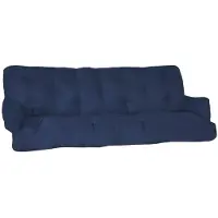 Beautissu Coussin d'assise pour balancelle Hollywood Flair HS, 180 x 50 x 8 cm, bleu foncé