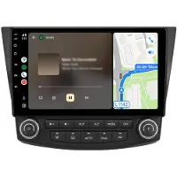 AWESAFE Radio compatible avec Honda Accord 7 2003-2008 Carplay Android Auto Navi Bluetooth DAB+ Caméra de recul 10 pouces 64 Go