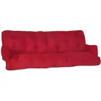 Beautissu Coussin d'assise pour balancelle Hollywood Flair HS, 180 x 50 x 8 cm, rouge