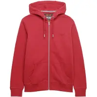 Superdry Veste de survêtement 'Essential' rouge