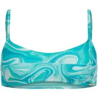 Superdry Print Bralette Bikini Top Bleu XL Femme