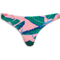 Superdry pour femme. W3010405A Bas de bikini rose tropical audacieux (XS), Beachwear, Polister recyclé, Durable