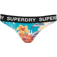 Superdry pour femme. W3010401A Bas de bikini Classics multicolore (S), Beachwear, Polister recyclé, Durable