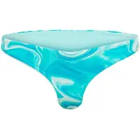 Superdry Print Cheeky Bikini Bottom Bleu L Femme