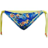 Superdry pour femme. W3010404A Bas de bikini bleu avec attaches latérales (M), Beachwear, Polister recyclé, Durable