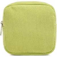 OEM Petit sac en velours côtelé pour femme, avec fermeture à pression et pochette pour tampons