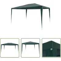 The Living Store Tente de réception 3x4 m PE Vert