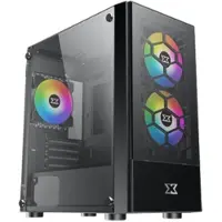 Xigmatek Oreo (Schwarz) - boîtier sans alimentation - mini-tour - format M-ATX