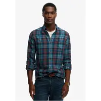 Superdry M4011047a Long Sleeve Shirt Bleu 2XL Homme