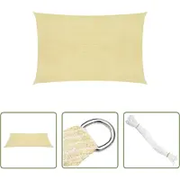 The Living Store Store 160 g/m² Beige 2,5x4 m HDPE