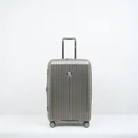 Verage Valise à roulettes Rome Spinner taille M avec serrure à combinaison TSA – Valise à coque rigide extensible. Couleur : kaki