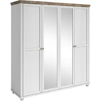 Hm Helvetia Armoire Evora Armoire à portes battantes Finition au choixAbisko Ash / Chêne Lefkas