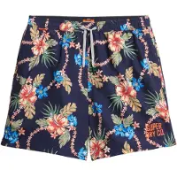 Superdry Hawaiian Print 16´´ Swimming Shorts Bleu M Homme
