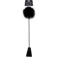 Fetish Fantasy - plumeau et paddle - noir