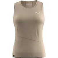 Salewa Puez Sporty Dry Sleeveless T-shirt Beige M Femme