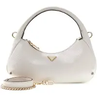 GUESS Sac Hobo Gilda Mini Off White